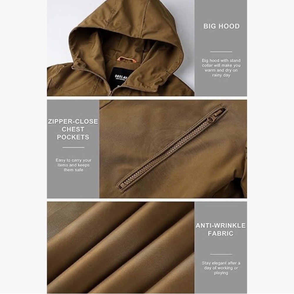 Women's Olive Jacket - Picture 2 of 3